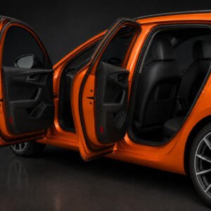 Passgenaue Lackschutzfolie zum Schutz der Einstiegsleisten und Türeinstiege eines Autos