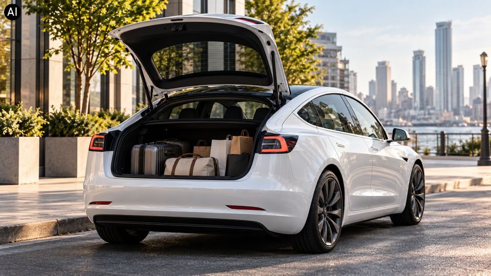 Lackschutzfolie und Ladekantenschutz für Tesla Model 3 Facelift
